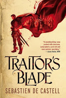 Traitor's Blade by Sebastien de Castell (Book cover)