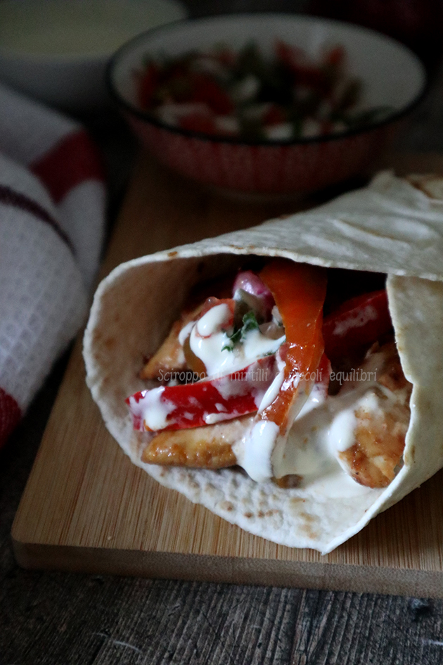 Fajitas di pollo