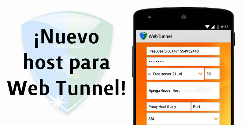 ¡Nuevo host para Web Tunnel! Internet gratis CNT Ecuador 