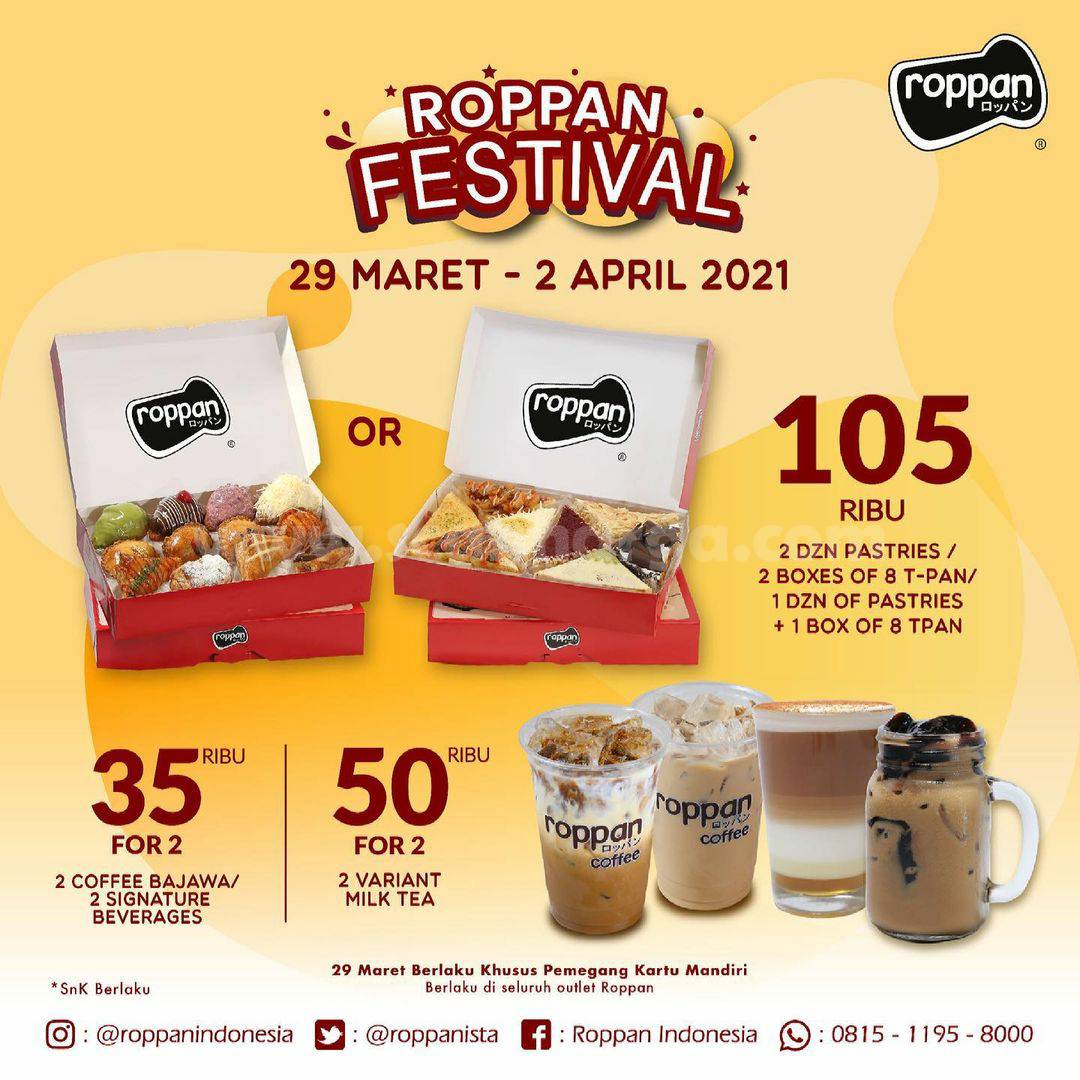 ROPPAN Festival - Promo Paket Spesial harga mulai 35 Ribu