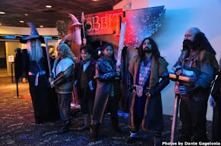 Oneal and friends at the Hobbit premiere in Manila.