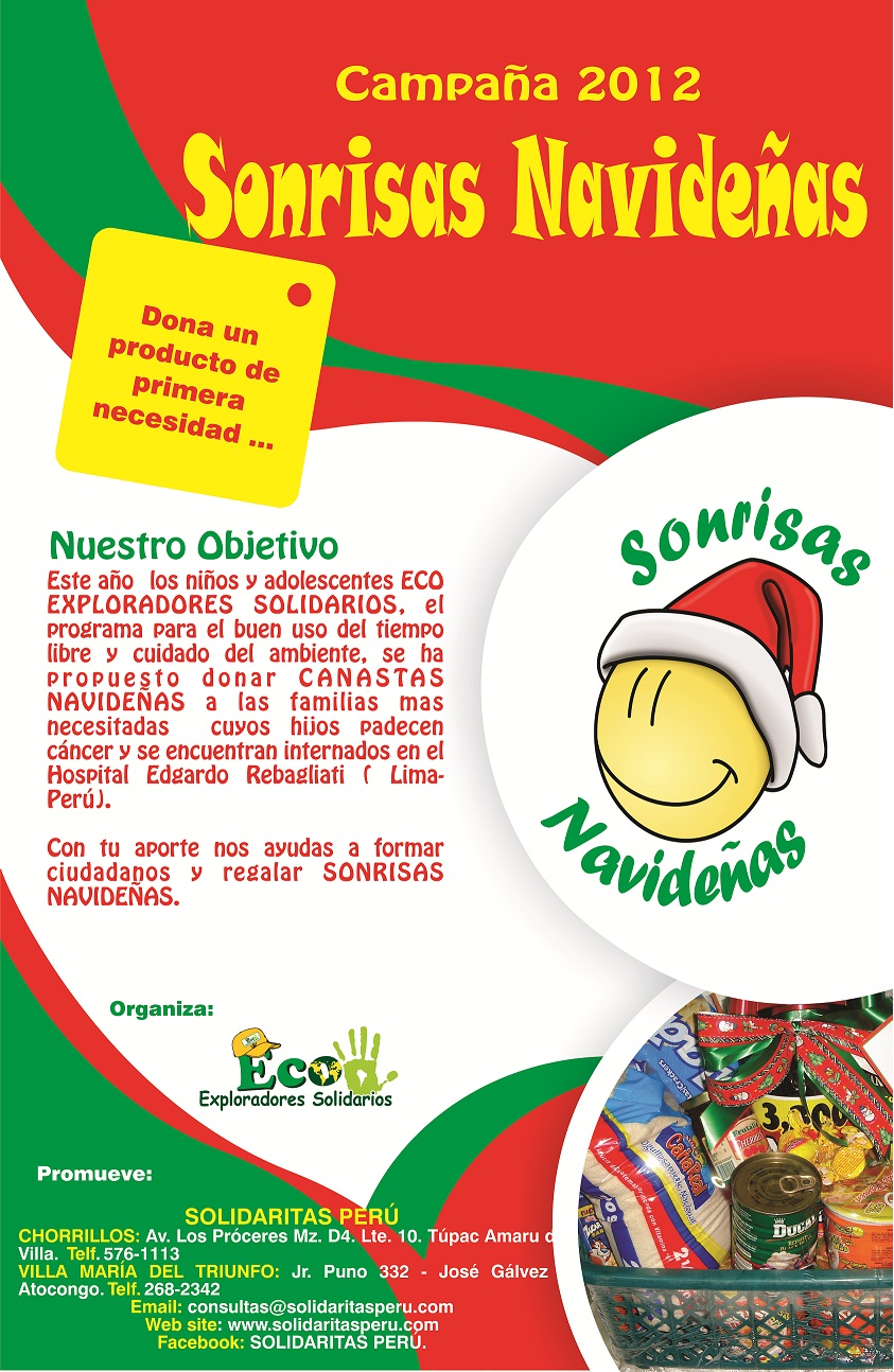 ECO EXPLORADORES SOLIDARIOS (EES).: Campaña SONRISAS NAVIDEÑAS