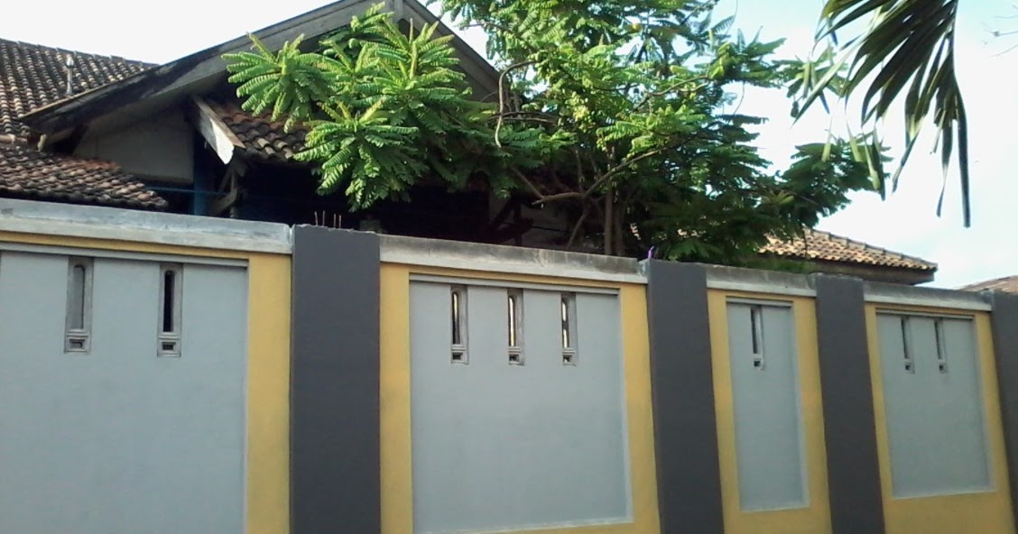 Gambar Pagar Tembok Depan Rumah Minimalis Sekitar Rumah