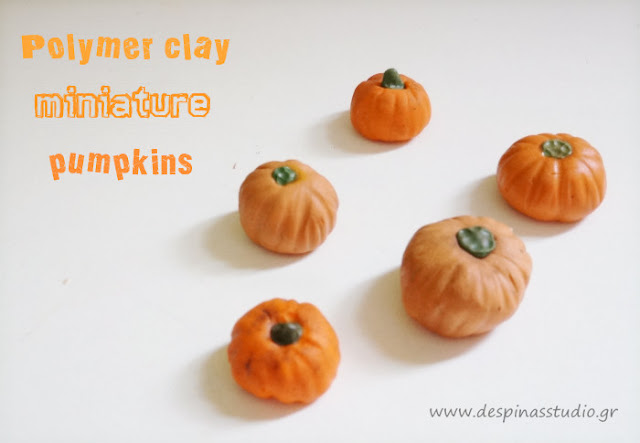 Polymer clay tutorial : Pumpkin