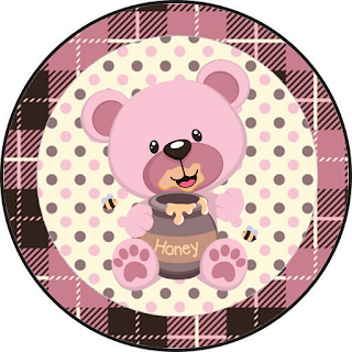 Lovely Girl Bear: Free Printable Wrappers and Toppers for Cupcakes.