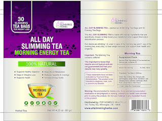 All Day Slimming Tea Review - Morning Energy Tea