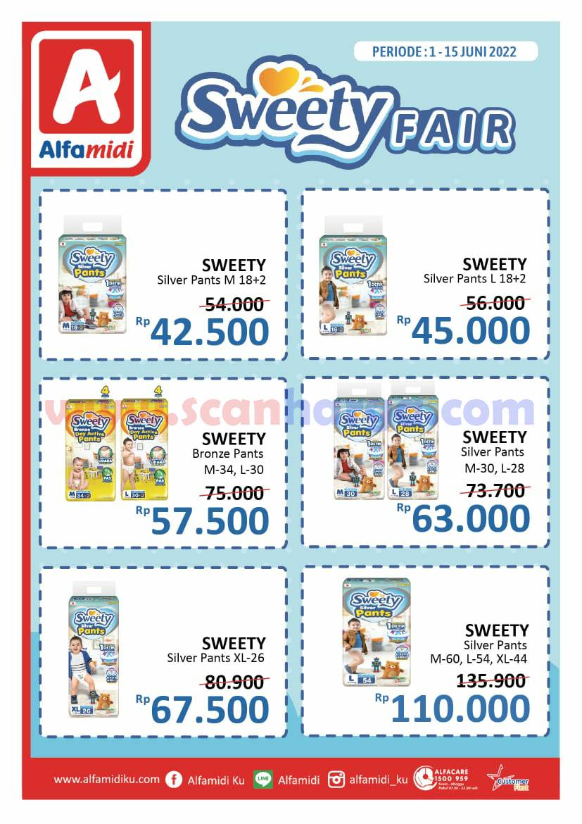 Promo ALFAMIDI SWEETY FAIR Periode 1 - 15 Juni 2022