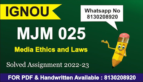 mjm 030; mjm 026; mjm ignou; mjm-22 ignou; mjm 21; mjm 24; mjm 30; mjm 31