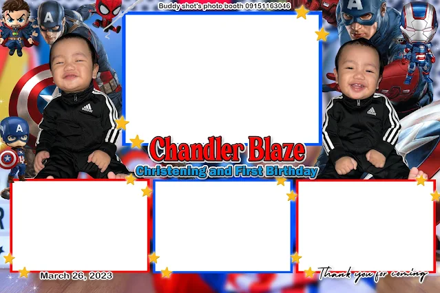 Ideal Captain America Photobooth Template