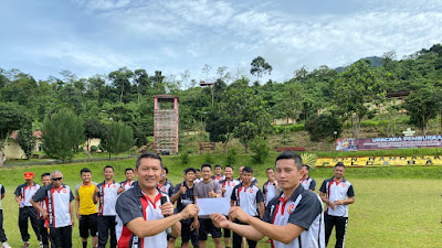 Dalam Rangka Jumat Sehat Personel SPN Polda Banten Laksanakan Olahraga Bersama