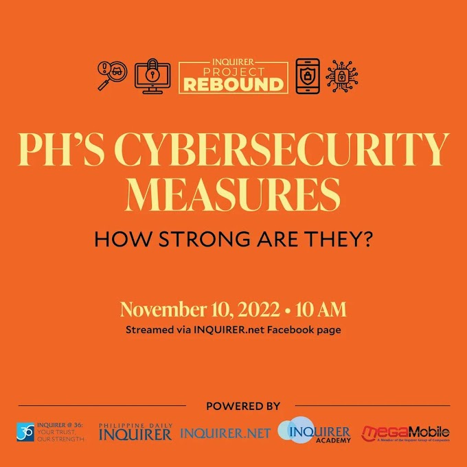 FREE WEBINAR ON PH'S CYBERSECURITY MEASURES | HOW STRONG ARE THEY? | November 10 | Register here!