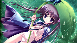 Girl on Anime Wallpaper