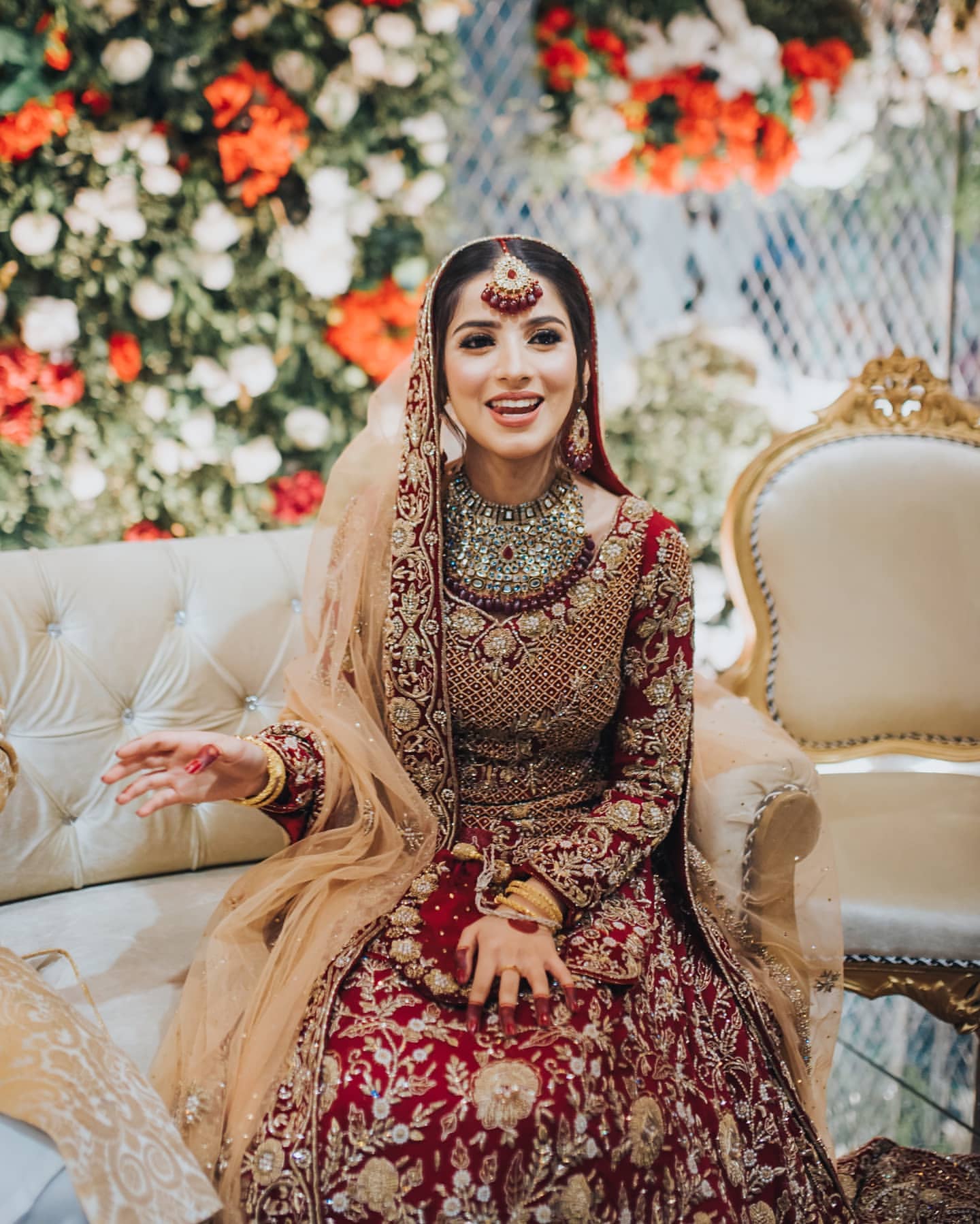 Bridal in Red Dress