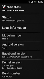 Xperia Arc android update