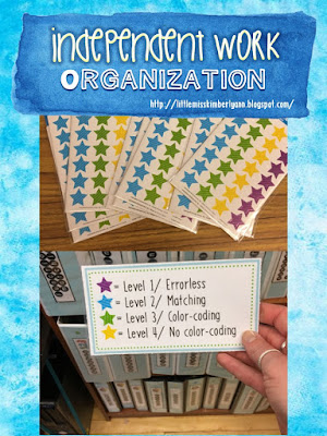 Independent Work Station Organization in Special Education