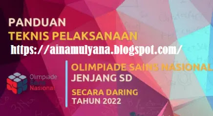 JUKNIS PANDUAN OSN SD TAHUN 2022