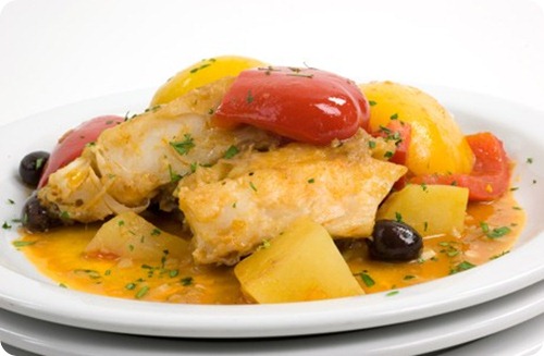 baccala con i peperoni
