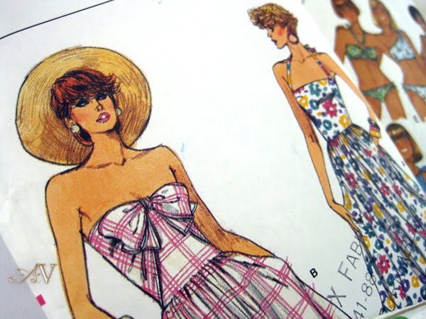 I intend to share cool vintage finds like this set of 70's sewing patterns