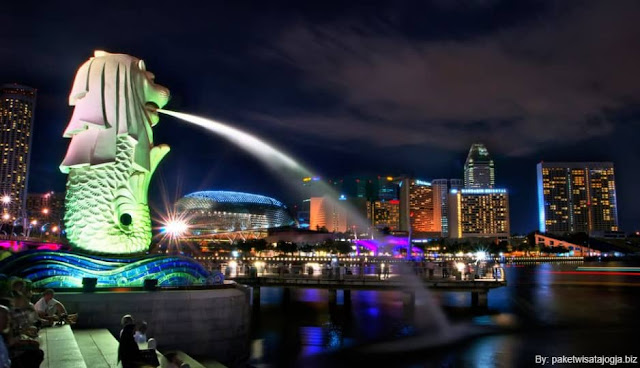 Potret Singapore Saat Malam Hari Begitu Romantis Potret Singapore Saat Malam Hari Begitu Romantis