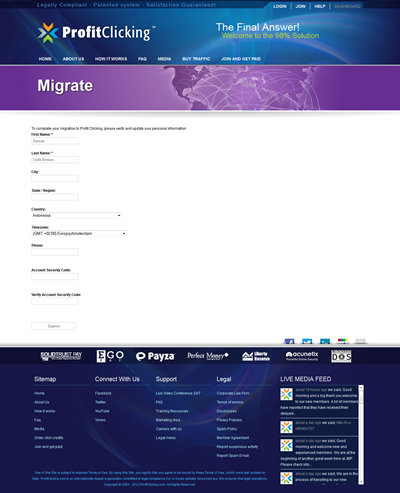 Cara pindah/migrasi JSS ke Profitclicking.com Masih banyak member JSS yang galau mengenai bagaimana cara migrasi JBP ke Cara pindah/migrasi JSS ke Profitclicking.com