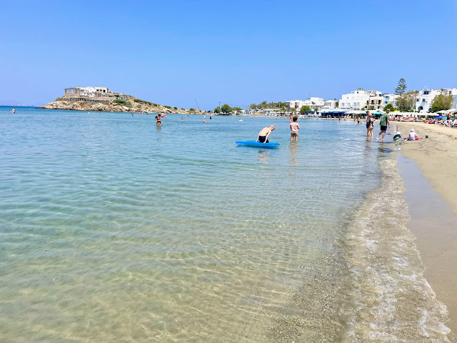 Çocukla Yunan adaları tatili Naxos adası