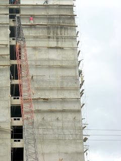 Building construction, San Pedro Sula, Honduras