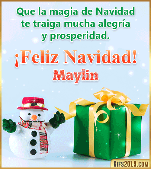 Mensaje de navidad para maylin