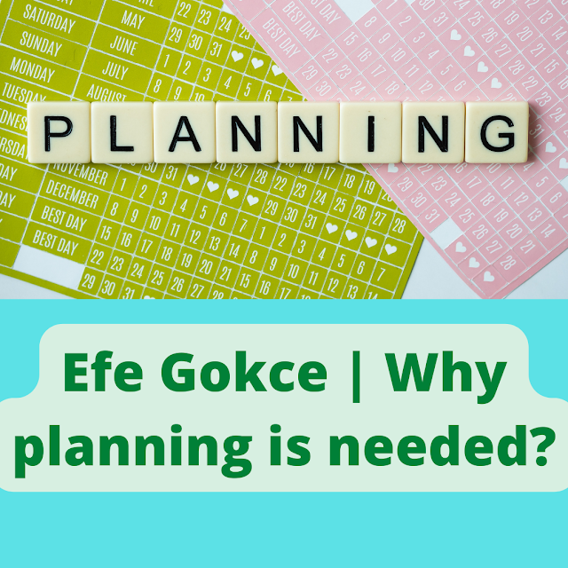 Efe Gokce | Why Planning is Needed?
