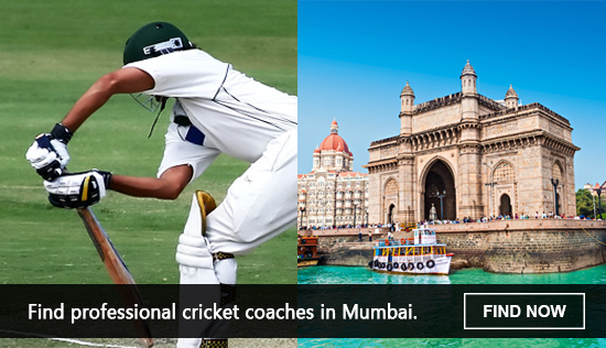 Find cricket coaching classes in Mumbai