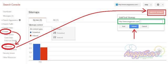 Cara Memasukkan/Mendaftarkan Sitemap Blog  Google Webmaster