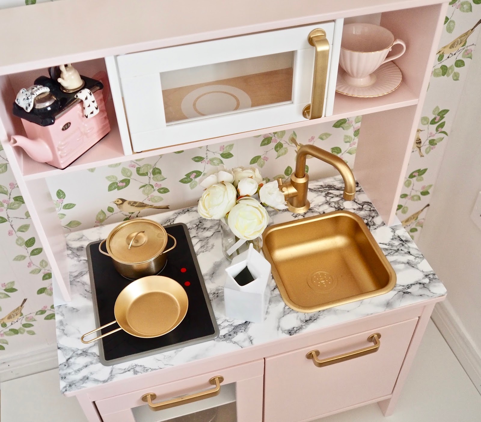 Ikea Duktig Play Kitchen Makeover Dainty Dress Diaries