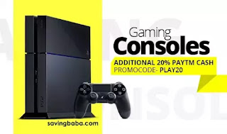 Gaming Consoles, Games & Accessories Extra 20% Cashback – PayTM