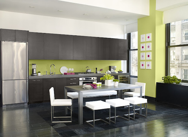 Ide Warna untuk Ruang Makan Minimalis Dekat dengan Dapur