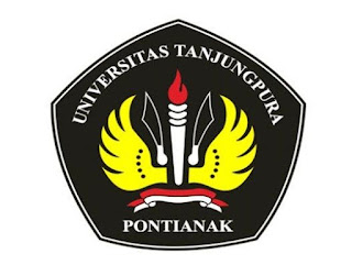 Logo UNTAN warna Hitam