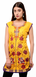 Folklore Viscose Kurtis