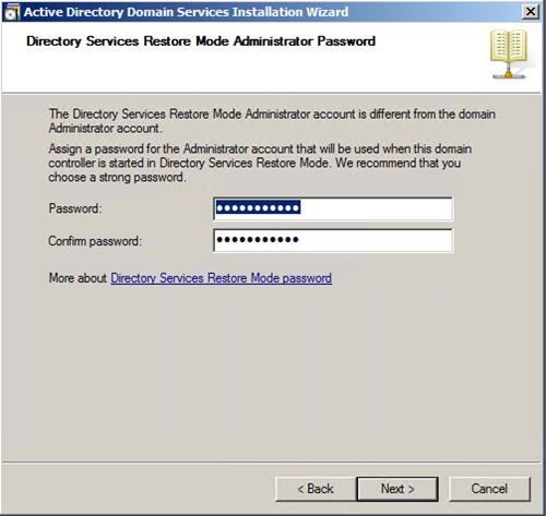 Windows AD Install