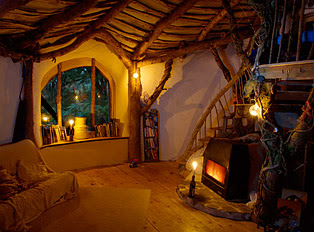 pequeña casa de Hobbit