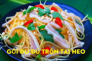 Hướng Dẫn Cách Làm Món Gỏi Đu Đủ Trộn Tai Heo