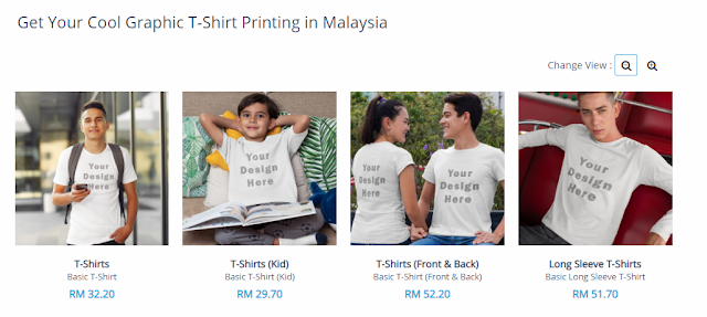 cetakan t-shirt di Princious.com