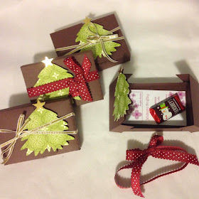 MidnightCrafting.com  Stampin Up Gift CArd Holder Christmas Tree