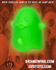 New York Comic Con 2019 Exclusive Ghost Boner eRecto Cooler Edition Glow in the Dark Resin Figure by Brian Ewing x UVD Toys