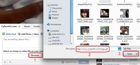 Cara Cepat Upload Gambar di Facebook