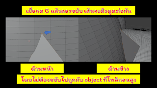 [Blender] บทที่ 3 Edit Mode ส่วนที่ 6 The snapping