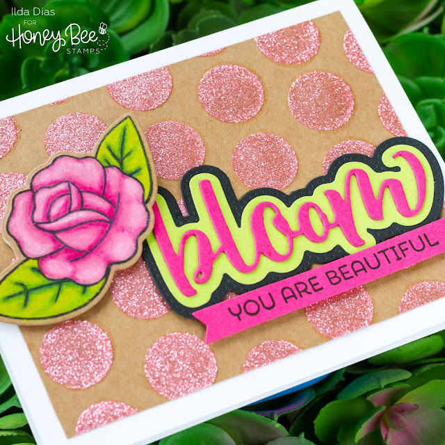 Bloom, You Are Beautiful Friendship Card | Honey Bee Stamps