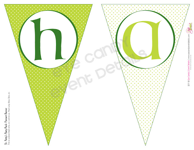 st patty's day party, st pattys day banner, st patty's day printables