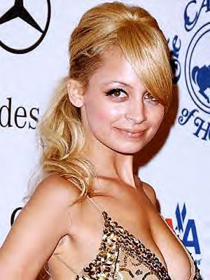 nicole richie red carpet hair