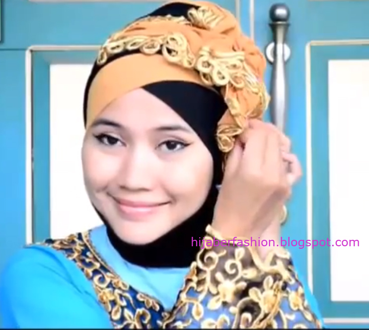 Cara Memakai Jilbab Untuk Kebaya  Tutorial Hijab