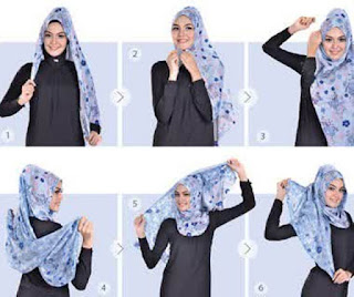 Tutorial hijab zoya azalea style