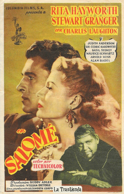 Salomé - Programa de Cine- Rita Hayworth - Stewart Granger - Charles Laughton