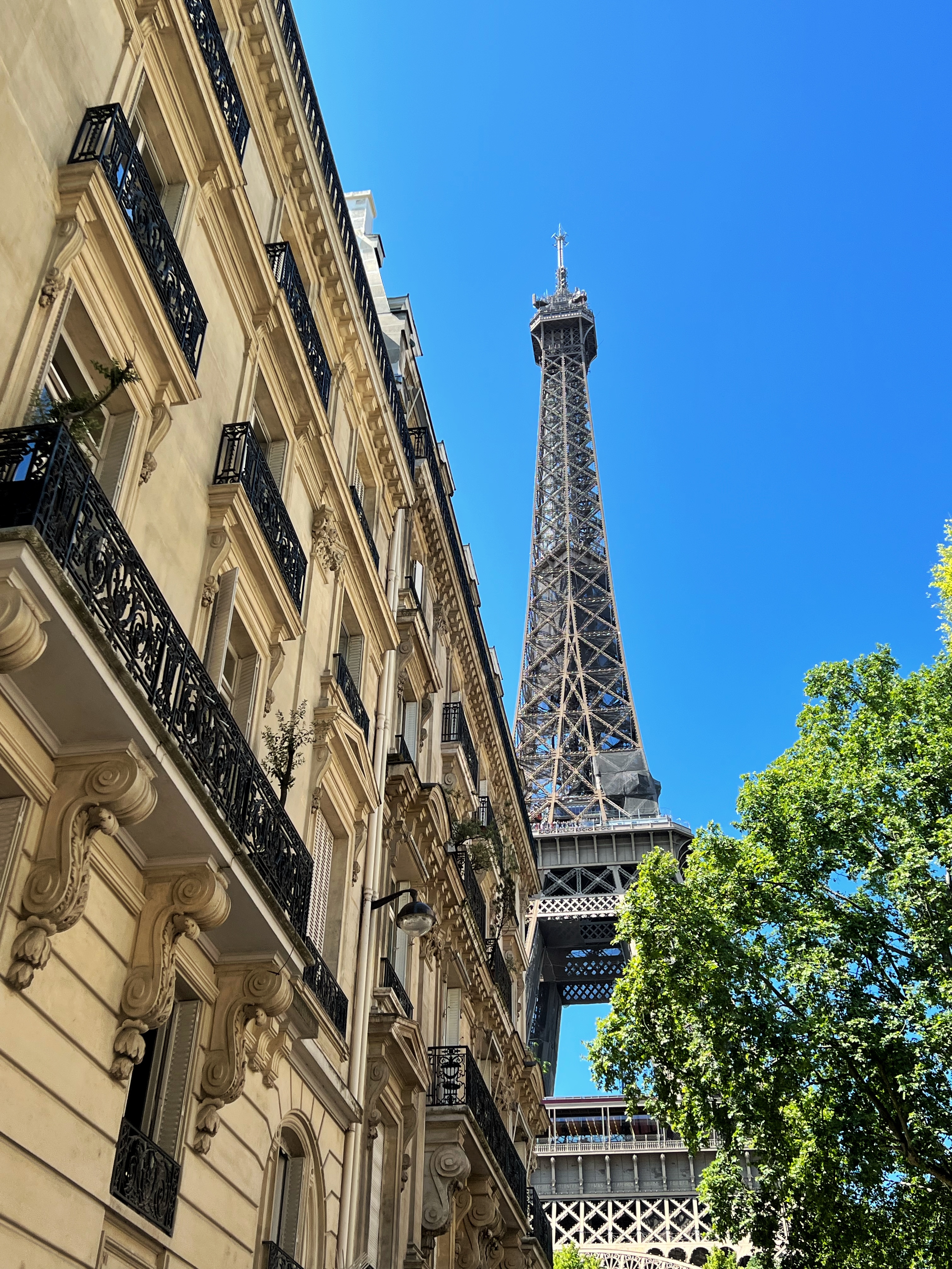 Eiffel Tower from Rue de l'Universite_Where to Take Pictures with the Eiffel Tower_Adrienne Nguyen